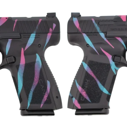 CENTURY CANIK METE SF ONE SERIES 9MM MIAMI TIGER STRIPE PSTL 4.19 BRL 1-15RD MAG