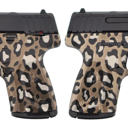 RUGER MAX-9 MANUAL SAFETY LEOPARD PRINT 9MM PISTOL BLACK 3.2" OPTIC READY 1-10RD MAGS
