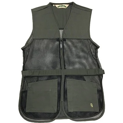 FULL MESH DUAL PAD SHOOTING VEST SAGE GREEN XS