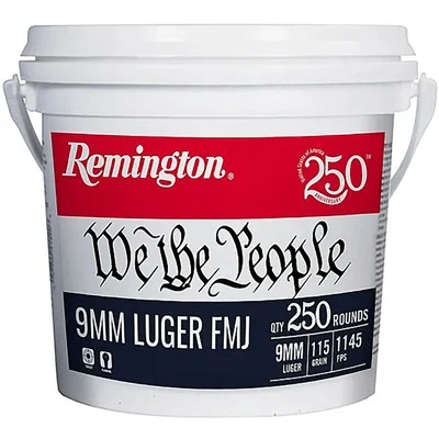 9MM LUGER 115GR FULL METAL JACKET 250/BUCKET