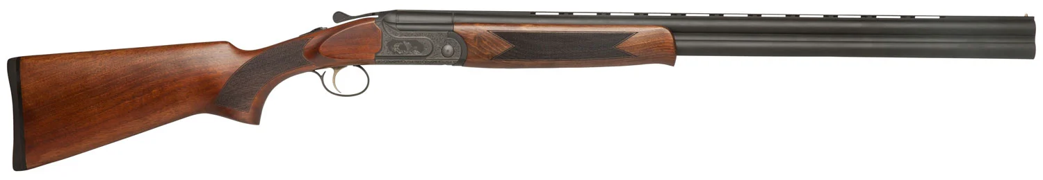 Dickinson LLC GW12B26P Green Wing 12 Gauge 2rd 3" 26" Vent Rib Barrel, Engraved Steel Receiver, Matte Black Metal Finish, Bead Front Sight, Wood Stock & Ejector