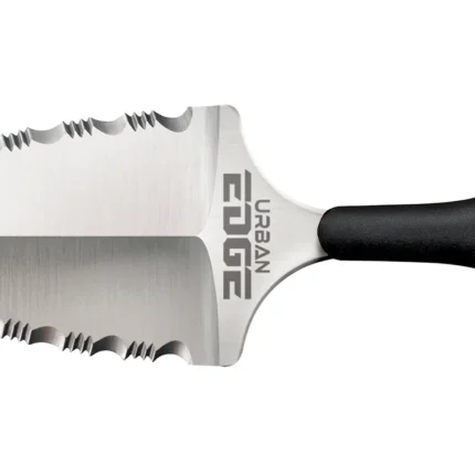 Cold Steel CS43XLSS Urban Edge  2.50" Fixed Serrated Stone Washed Japanese AUS-8A SS Blade/Black Textured Kray-Ex Handle