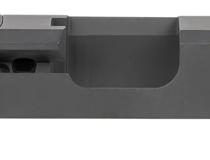 TacFire Replacement Slide 9mm Luger Graphite Black Cerakote Stainless Steel with Optics Cut & Slide Ports for Glock 19 Gen3