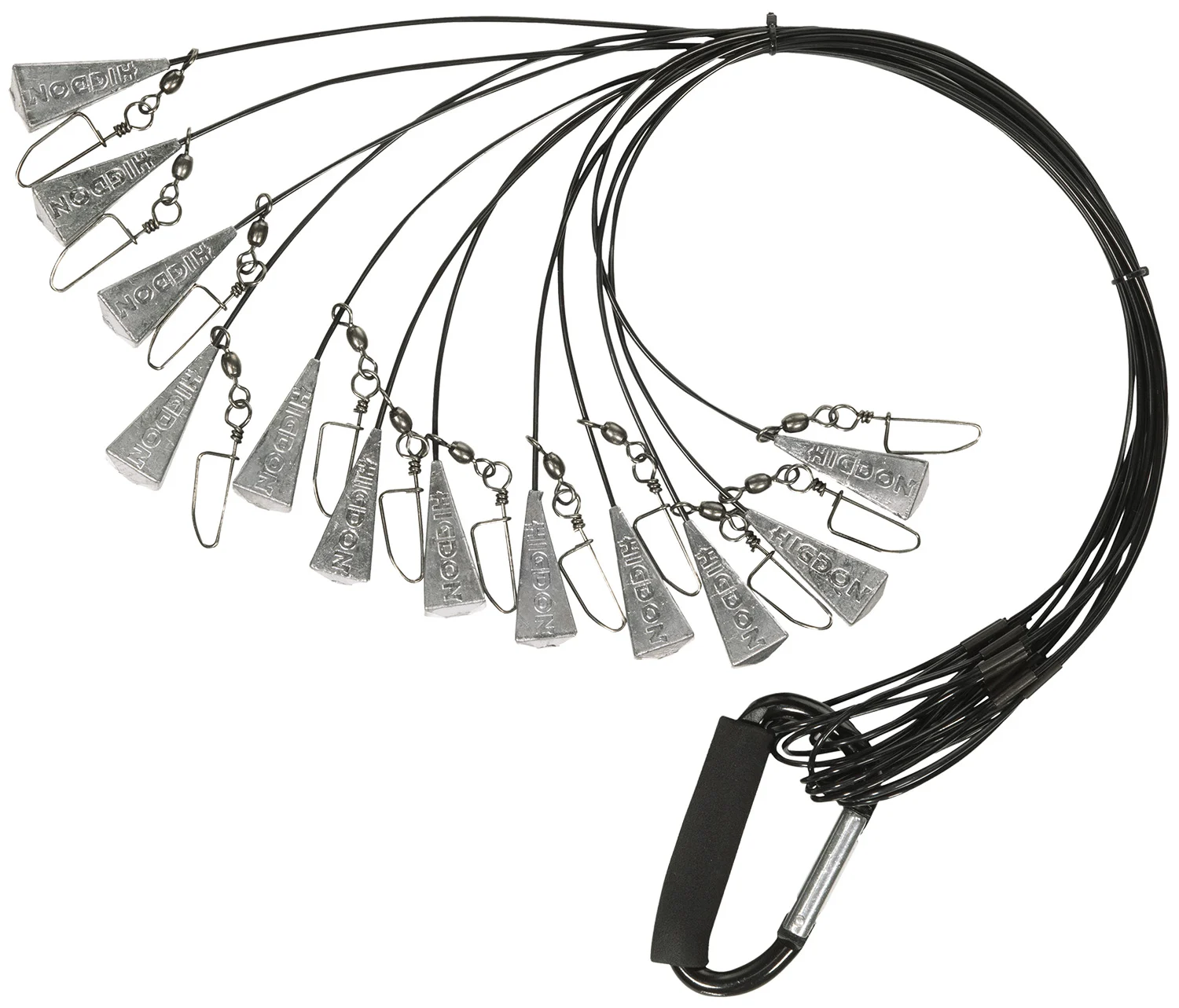Higdon Outdoors 30328 Battleship Rig Black 48" Long 12 Pack