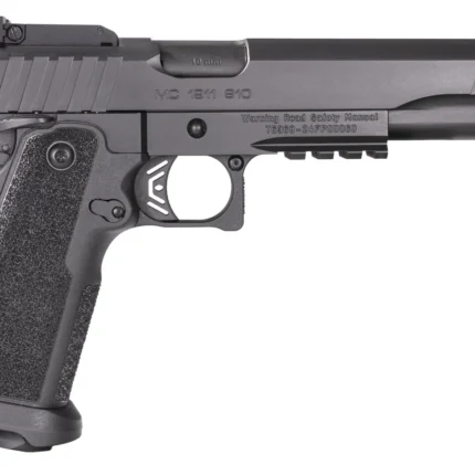 Girsan 395075 Witness2311 10mm Auto 15+1 6" Black Steel Barrel, Black Optic Ready/Serrated Steel Slide, Black Polymer Frame w/Beavertail & Picatinny Rail, Black Checkered Polymer Grip, Ambidextrous