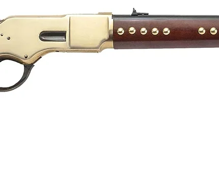 Cimarron CA228G19 1866 Pawnee Carbine 45 Colt 10+1 19" Blued Steel Barrel, Brass Receiver, Fixed Wood Stock