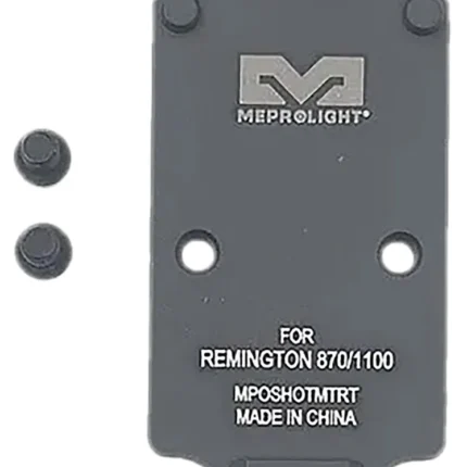 Meprolight USA 901141043 Optics Plate Shotgun Matte Black Aluminum Remington 870 RMR Footprint Mount