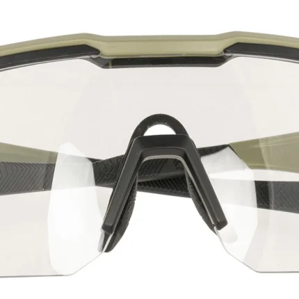 Radians XFPZ4511C Safety Glasses Clear Lens Oversized Tan Frame