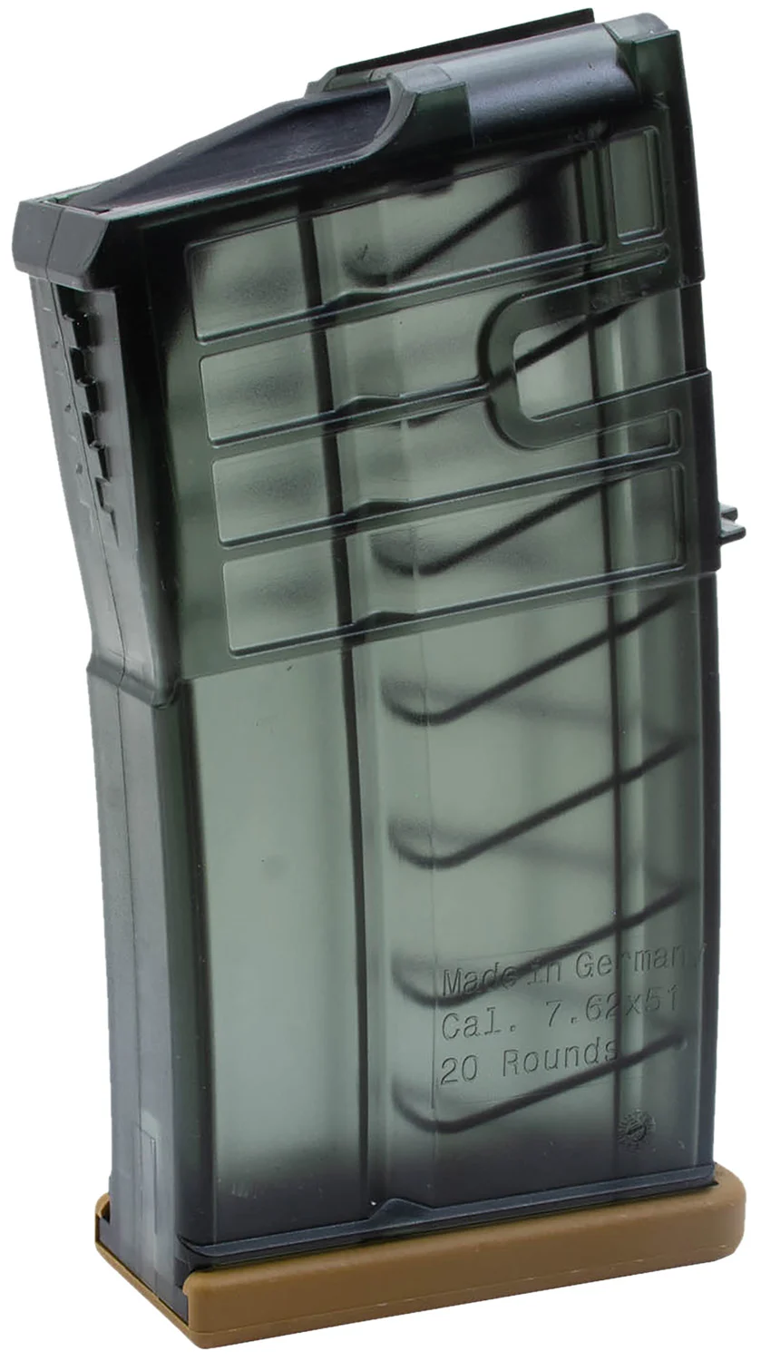 HK 50236507 417 20rd 7.62mm Fits H&K 417 Clear Smoke Polymer