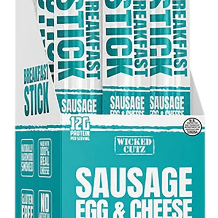 Wicked Cutz WCBR12SEC Sausage Egg & Cheese Breakfast Sticks  12 Pack