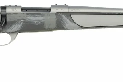 Weatherby VC38223RR4T Vanguard Shadow 223 Rem 5+1 24" Carbon Gray Cerakote Threaded Barrel, Carbon Gray Cerakote Steel Drilled & Tapped Receiver, Black w/Gray & White Accents Monte Carlo Stock