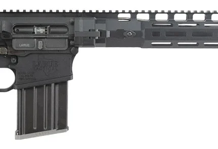 Larue Tactical LTMRGGA308W145 LT10 308 Win 20+1 14.50" Black Threaded Barrel, Black Aluminum Receiver w/Picatinny Rail, M-LOK Handguard, Larue R.A.T Black Polymer Stock, A-PEG Grip
