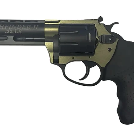 Charter Arms 52236 Pathfinder II Small Frame 22 LR 8 Shot 3.50" Black Passivate Steel Barrel & Cylinder, OD Green Aluminum Frame, Black Rubber Grip, Exposed Hammer