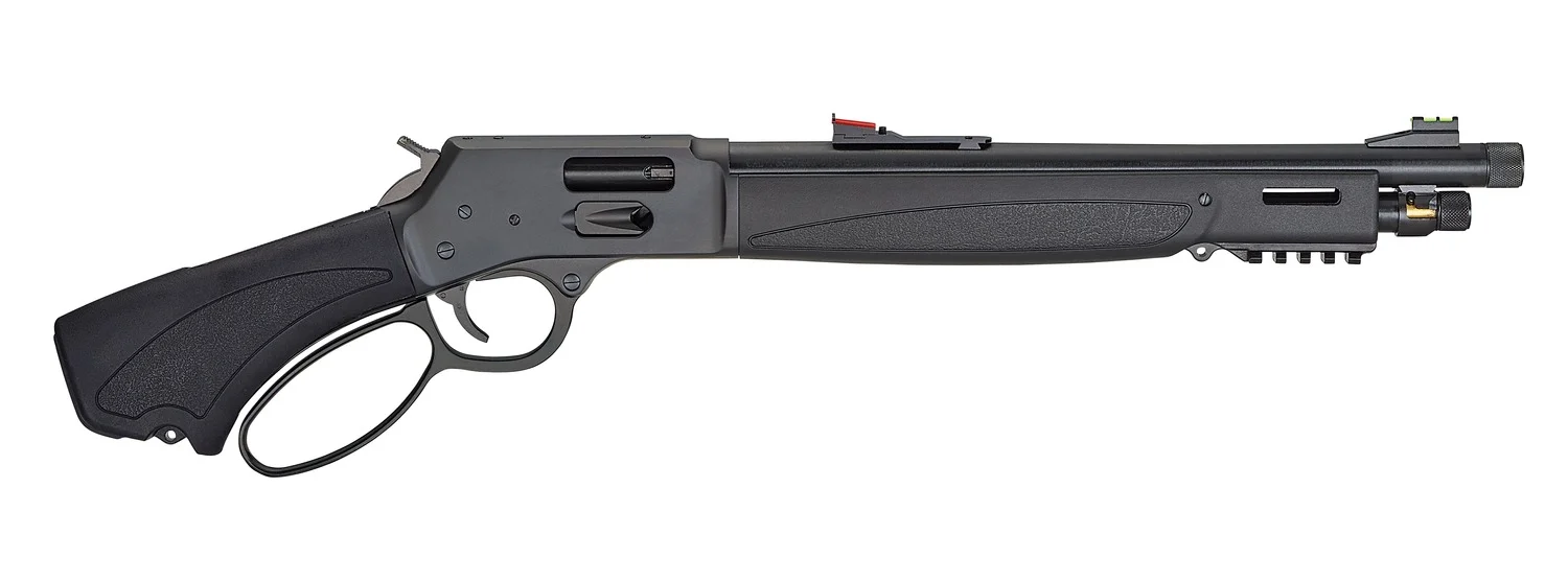 Henry H012GBLX44 Bear's Leg 44 Special/44 Mag 4+1 13.80" Blued Threaded Barrel, Blue Steel Drilled & Tapped Receiver, Black Synthetic Fixed w/Pistol Grip Stock