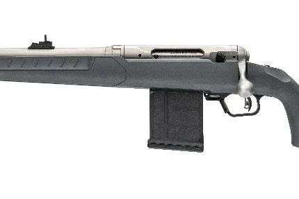 Savage Arms 32517 110 Ridge Hunter 338 Win Mag 5+1 20" Heavy Barrel, Flat Dark Gray Adj LOP Synthetic Stock, Left Hand