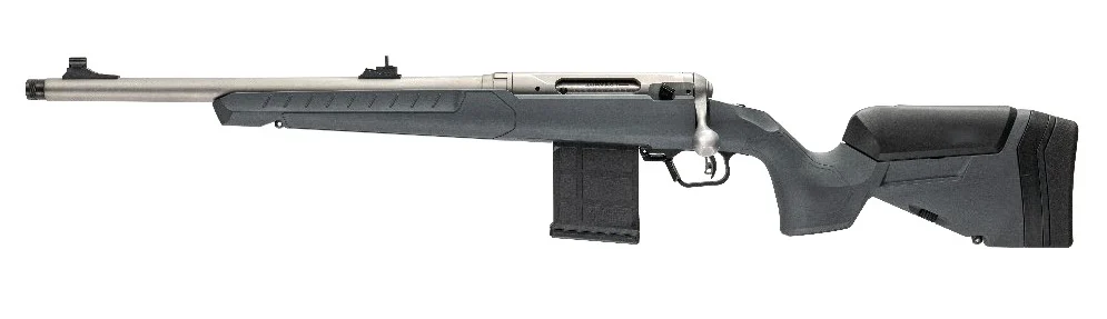 Savage Arms 32517 110 Ridge Hunter 338 Win Mag 5+1 20" Heavy Barrel, Flat Dark Gray Adj LOP Synthetic Stock, Left Hand