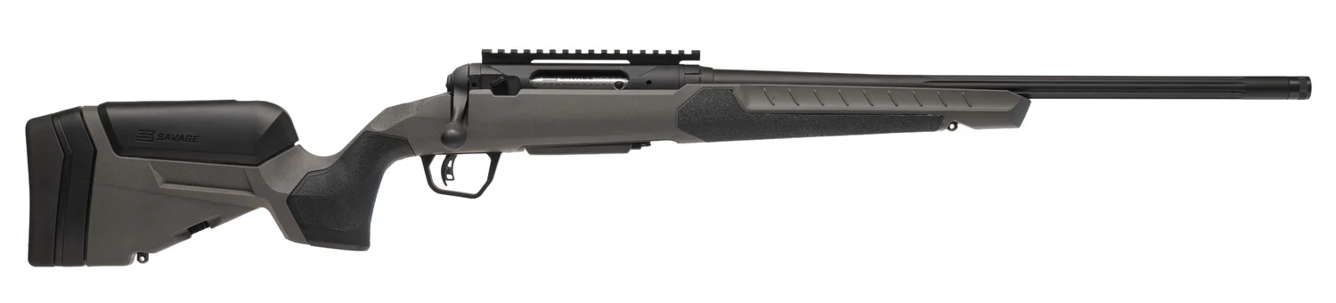 Savage Arms 32545 110 Core Hunter 7mm PRC 2+1 22" Fluted Barrel, Flat Dark Gray AccuStock w/AccuFit V2 Synthetic Stock, Right Hand
