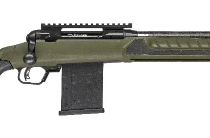 Savage Arms 32661 110 UltraLite Predator 6.5 Creedmoor 10+1 18" Carbon Fiber Barrel, Arca Rail Forend, Hunter Green AccuStock w/AccuFit V2 Synthetic Stock, Right Hand