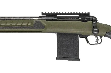 Savage Arms 32946 110 UltraLite Predator 300 Blackout 10+1 16.50" Carbon Fiber Barrel, Arca Rail Forend, Hunter Green AccuStock w/AccuFit V2 Synthetic Stock, Left Hand