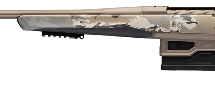 Browning 036127298 X-Bolt 2 Speed LR Full Size 7mm PRC 5+1 26" Smoked Bronze Cerakote Fluted & Steel Drilled & Tapped Receiver, Picatinny Rail Forend, Ovix Camo w/Black Overmold Adj Comb & LOP Synthet