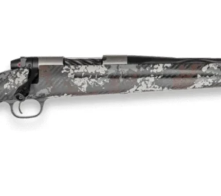 Weatherby MBP01N22CMR19B Mark V Capra 22 Creedmoor 2+1 17" Graphite Black Cerakote Fluted Threaded Barrel Titanium Receiver Drilled & Tapped Receiver Exposed Carbon w/Gray, White & Rust Sponge Accents