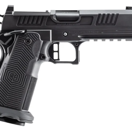 Alpha Foxtrot AA39X4CIG-XDBK13 AF1911 Romulus 45 ACP 13+1 4.25" Black DLC Stainless Steel Threaded Compensated Barrel, Optic Ready/Serrated Slide & Frame w/Beavertail & Picatinny Rail, RMR/RMSc Footpr