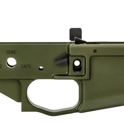 Griffin Armament MK2ALWHG MK2 Stripped Lower Receiver Aluminum Warhawk Green Anodized