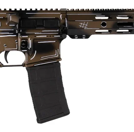 Shark Coast Tactical SCC101952AFDECC Anime-15 5.56 NATO 10+1 16" Black Nitride Barrel, Flat Dark Earth Cerakote Aluminum Receiver w/Picatinny Rail, M-LOK Handguard, Black Polymer Stock & Black Polyme
