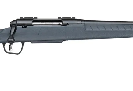 Savage Arms 33129 Axis 2 308 Win 4+1 20" Matte Black Carbon Steel Threaded Barrel, Drilled & Tapped Receiver, Gray Fixed w/Pistol Grip Synthetic Stock, Right Hand