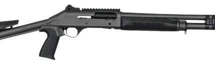 Panzer Arms PAM4TSDSFSS M4 Semi-Auto 3" 5+1 18.50" Tactical Barrel, Gray Tactical Gray Aluminum Receiver w/Picatinny Rail, Black Skeleton Synthetic Stock & Grip