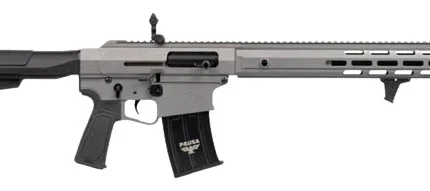 Panzer Arms PAAR12PROGLF AR12 Pro-L Semi-Auto 3" 5+1 18.50" Black Barrel, Tactical Gray Cerakote Aluminum Receiver w/Picatinny Rail, M-LOK Handguards, Gray Synthetic Stock, Black Polymer Grip