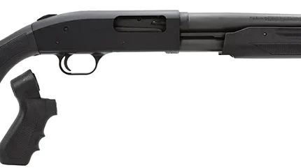 Mossberg 50521 500 Special Purpose 12 Gauge 5+1 3" 18" Barrel, Parkerized Finish, Aluminum Receiver, Synthetic Stock, Accu-Set Chokes, Includes Exclusive Pistol Grip Kit