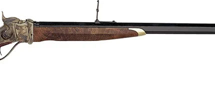 Taylors & Company 210148 1874 Sharps Down Under Sport 45-70 Gov Caliber with 1rd Capacity, 34" Blued Barrel, Color Case Hardened Metal Finish & American Walnut Stock Right Hand (Full Size)