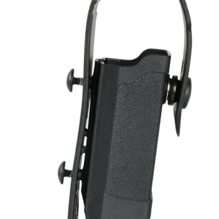 Blackhawk 430900BK Tactical Mag Pouch  Single Black Polymer Snap Compatible w/Single Stack or Double Stack