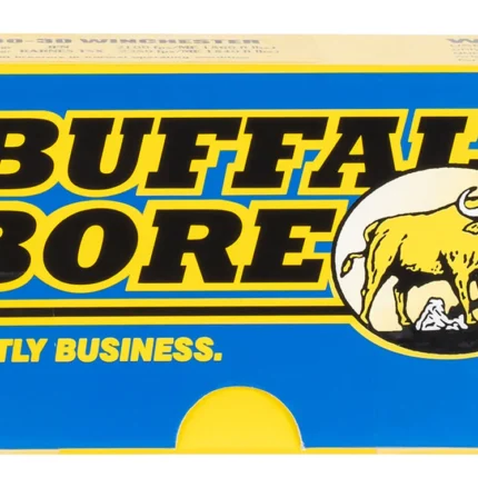 Buffalo Bore Ammunition 24L20 Outdoorsman Strictly Business 9mmLuger 147gr Hard Cast Flat Nose 20 Per Box/12 Case