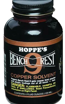 Hoppe's BR904 Bench Rest 9 Copper Bore Cleaner 5 oz. Bottle 10 Pack