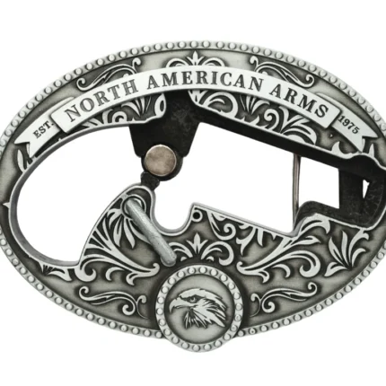 NORTH AMERICAN ARMS MAGNUM OVAL ORNATE BELT BUCKLE