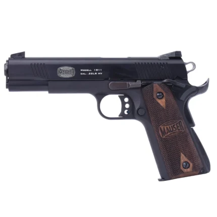 BLG MAUSER 1911 22LR 5 BLK WALNUT GRIPS 15RD