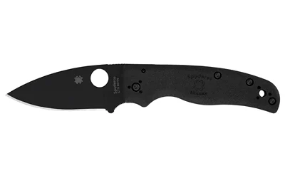 SPYDERCO SHAMAN LW 3.58" BLK PLAIN