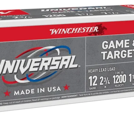 WIN UNIVERSAL 12GA 2.75 #7.5 1-1/8OZ 100/2