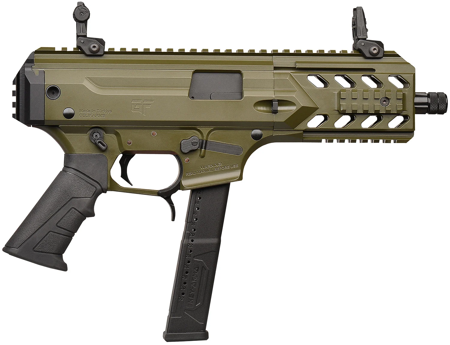GFORCE ARMS BLADE PISTOL 9X19MM 6" ODG