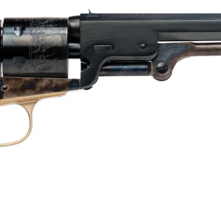 Cimarron CA9081SS101 Man With No Name Conversion Hollywood Series 38 Long Colt 6rd 7.50" Blued Steel Barrel & Cylinder Color Case Hardened Steel Frame with Walnut Grip with Integrated Snake