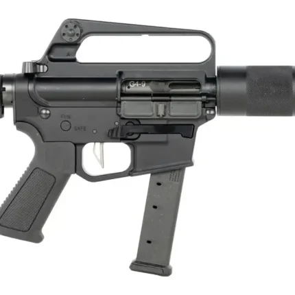 DPMS KITTY KAT G9 9MM PISTOL 8" A1 SLICK SIDE TUBE, CAR BRACE 1-33RD GLOCK MAG