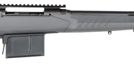 Savage Arms 57489 110 Tactical Full Size 300 Win Mag 5+1 24" Matte Black Heavy Threaded Barrel, Matte Black Picatinny Rail Carbon Steel Receiver, Adj AccuStock Matte Gray Synthetic Stock, Right Hand