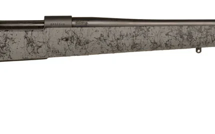 Howa HHS45531 M1500 HS Precision 6.5 PRC 3+1 24" Threaded Barrel, Black Steel Receiver, Gray w/Black Webbing HS Precision Synthetic Stock