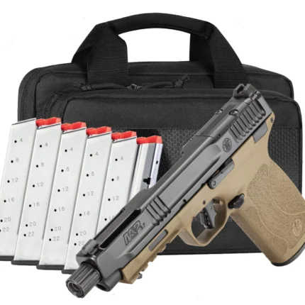 SMITH AND WESSON M&P5.7 OR 5.7X28 BK/FDE TB PKG