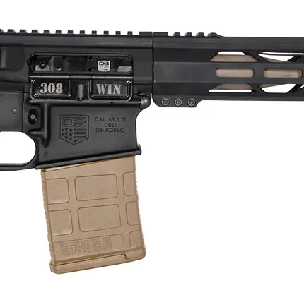 Diamondback DB105AC221 DB10 308 Win 20+1 16" FDE Chromoly Barrel, Black Rec/M-Lok Handguard, FDE Magpul Carbine Stock/K2 Grip