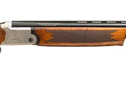Gforce Arms GF51228 GF5 Filthy Pheasant Full Size 12 Gauge Break Open 3" 2rd 28" Black Over/Under Vent Rib Barrel, Nickel Plated Aluminum Receiver, Fixed Turkish Walnut Stock, 5 Chokes