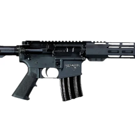 Alexander Arms PHI50ST Highlander 50 Beowulf 7+1 12" Black Fluted Threaded Barrel, Black Anodized Picatinny Rail Receiver, SB Tactical SBA3 Brace, Black Ergo Grip