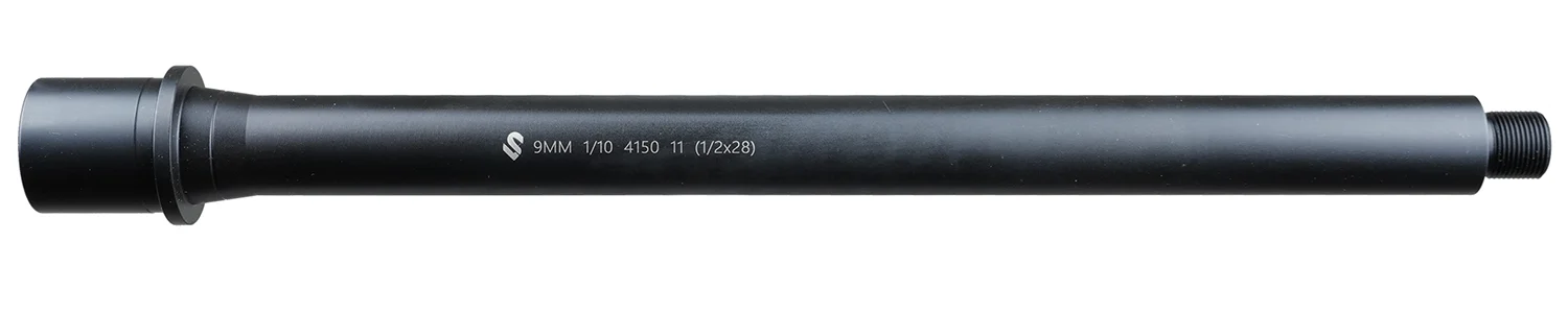 Lead & Steel Llc LS9MM11.3-28 AR9 9mmLuger Straight Profile Black Nitride Chrome Moly Vanadium